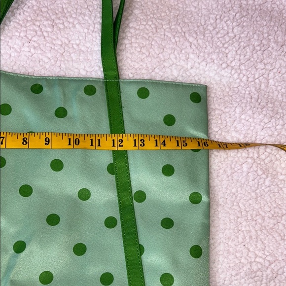 Kate Spade Green Polka Dot Tote Bag - Picture 3 of 7